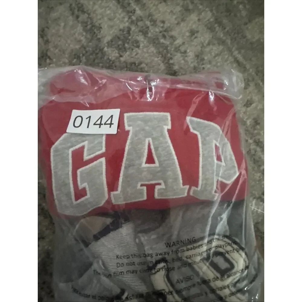 Baby Gap Red Logo Hoodie And Grey Zip Up Hoodie 12-18mo